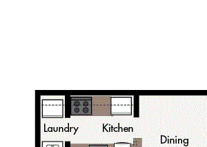 Mill Creek 2 bed 2 bath floorplan Mill Creek 2 bed 2 bath floorplan